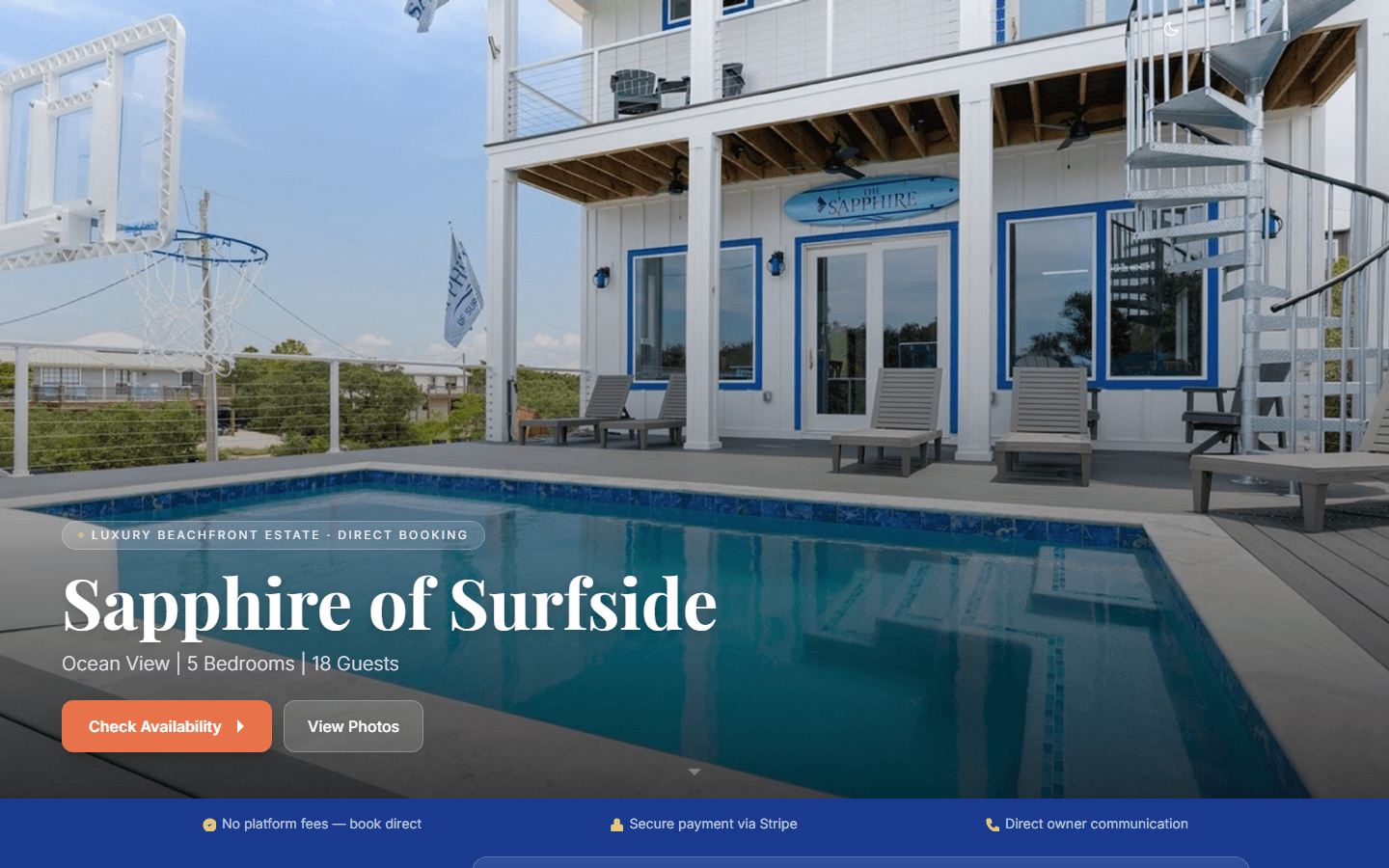 Screenshot of Sapphire of Surfside